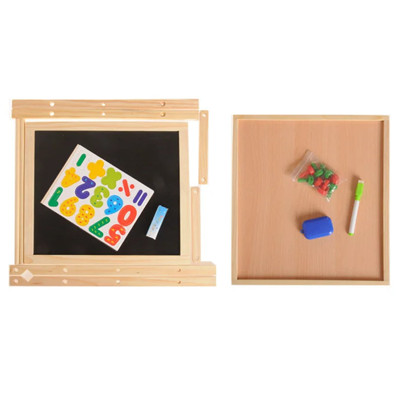 ArtMaster Double-Sided Easel - Educational Adventures for Little Artists