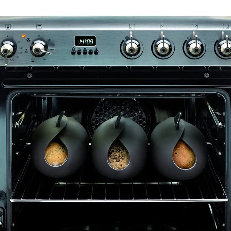 BakeMaster Silicone Bread Maker – Non-Stick Loaf Mould with Lid