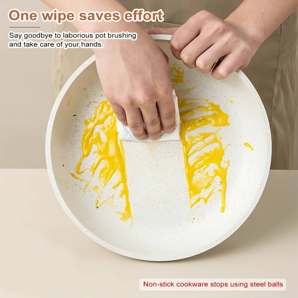 17-Piece Ceramic Cookware Set – Includes Removable Handles and Deep Frying Pan