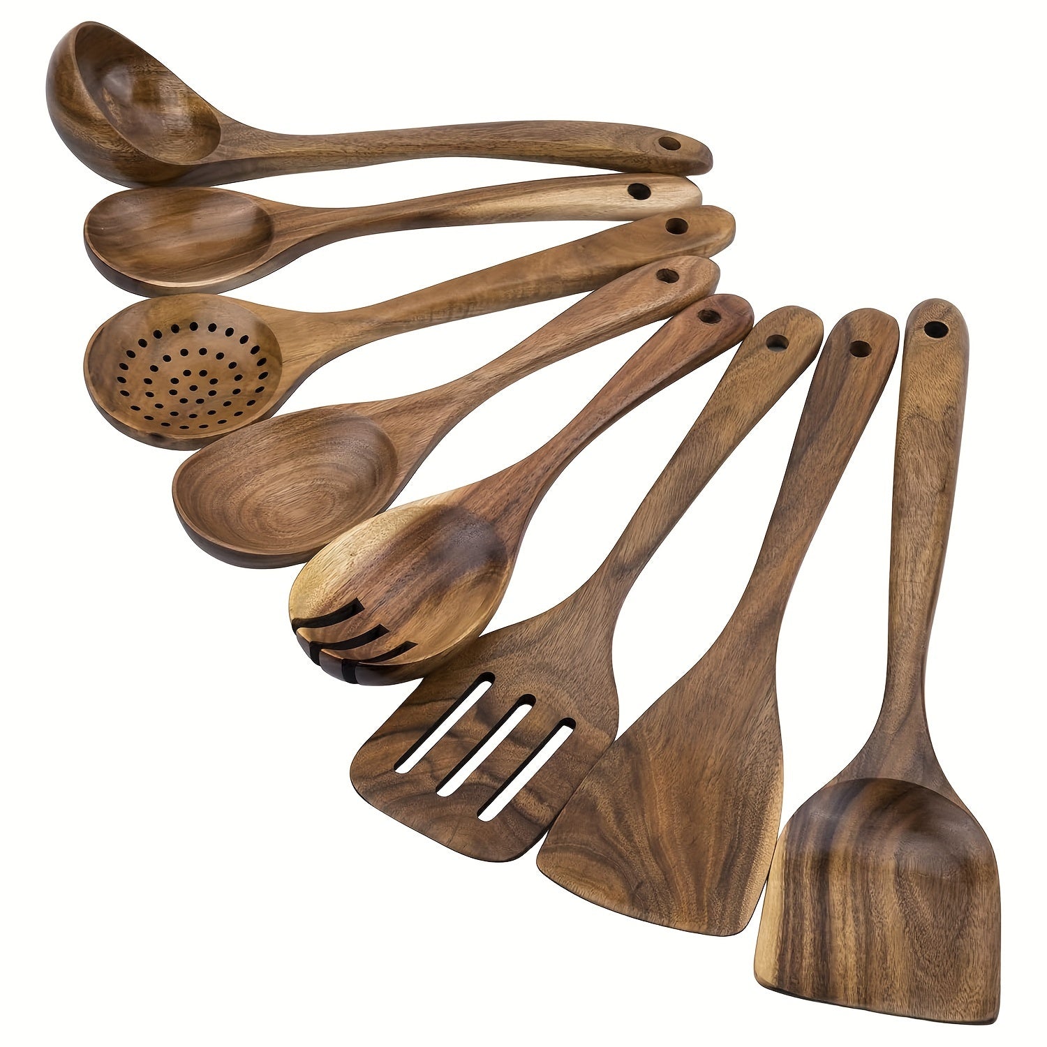 8-Piece Acacia Wood Kitchen Set – Stylish and Practical