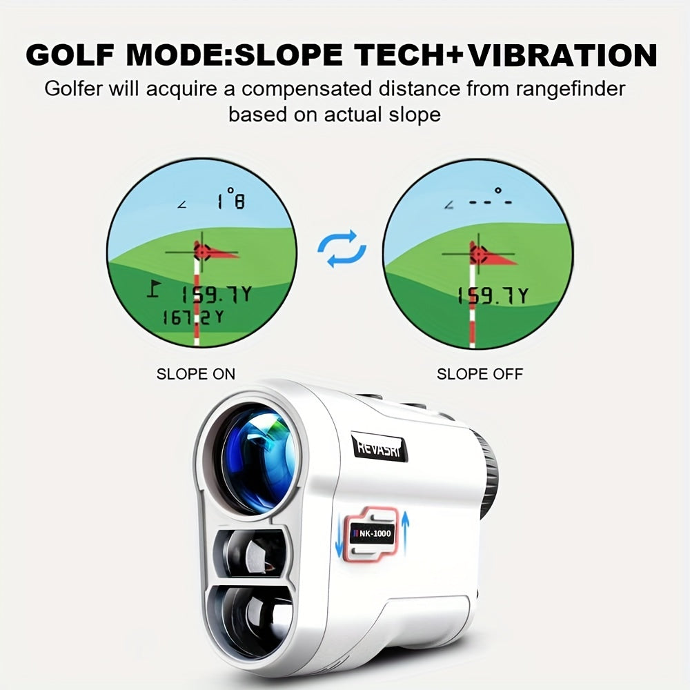 Advanced Golf Rangefinder - Accurate Measurements with Slope Compensation and Vibration Feedback