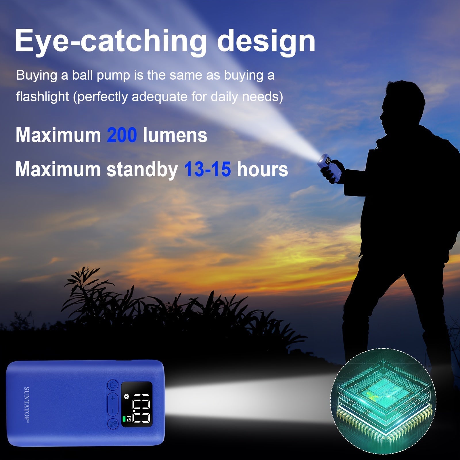 Automatic Ball Pump 20 PSI – Fast and Convenient for Various Sports Balls